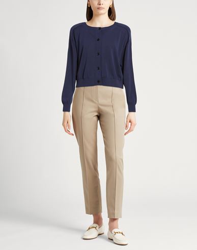 Collezione N_01 Woman Cardigan Navy Size S Cotton