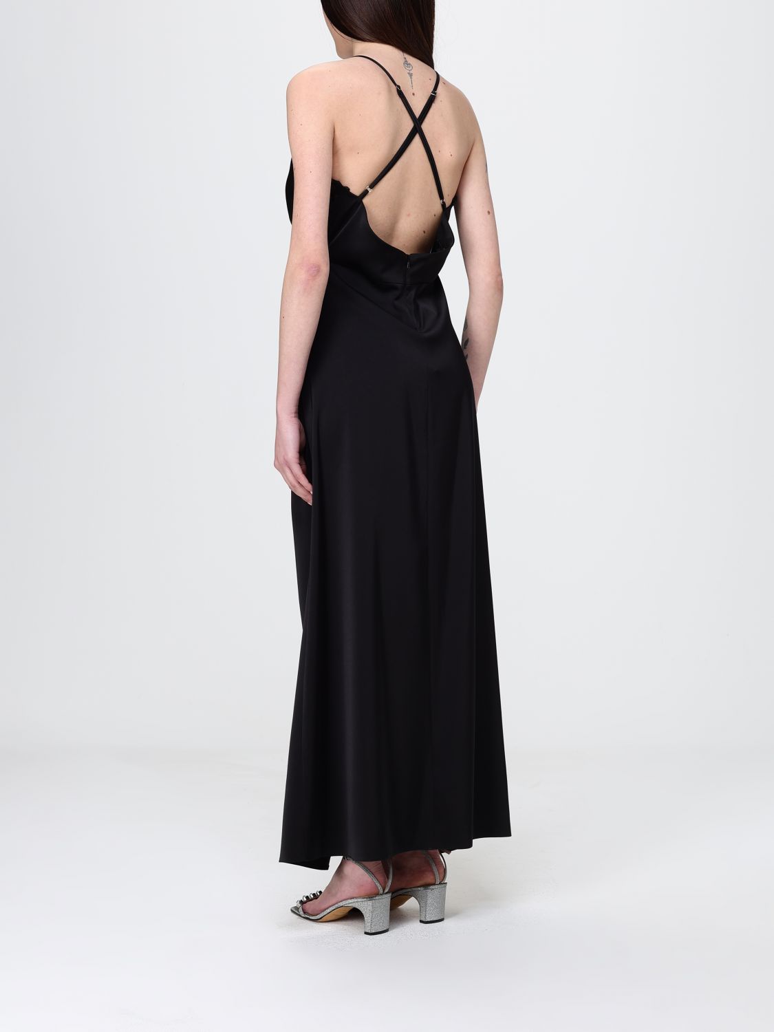 Dress Woman color Mahogany