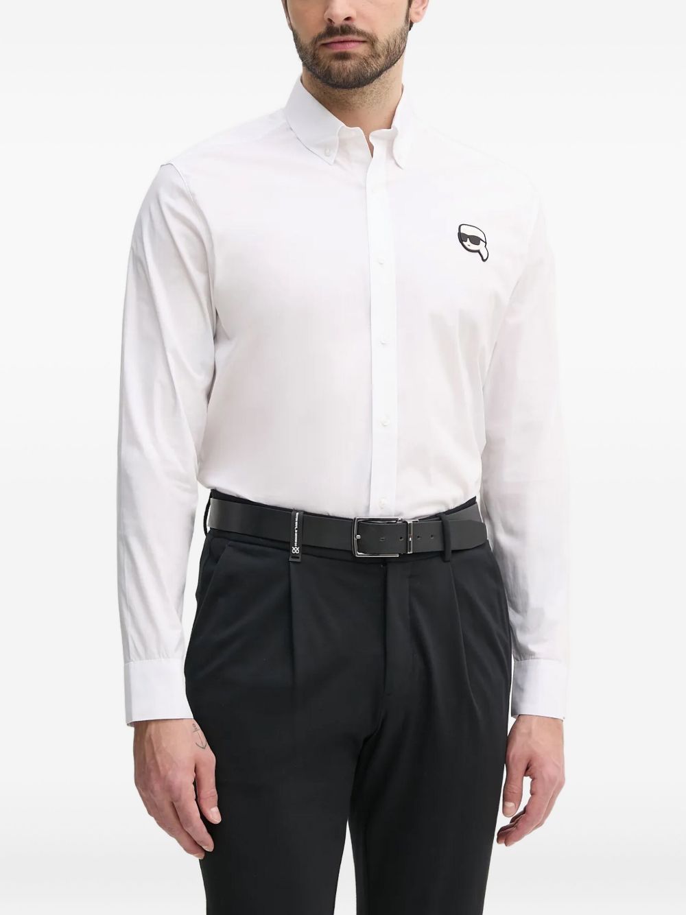 Ikonik Karl shirt - White