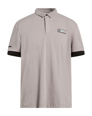 Man Polo shirt Taupe Size XL Recycled polyester, Cotton, Elastane