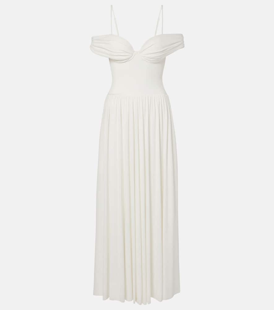 Amarantha draped jersey maxi dress