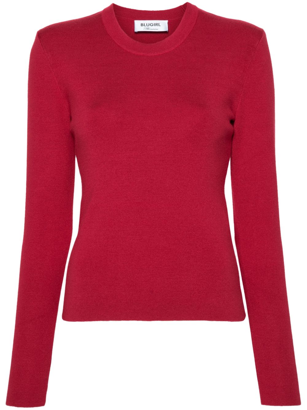 Ribbed sweater - Red