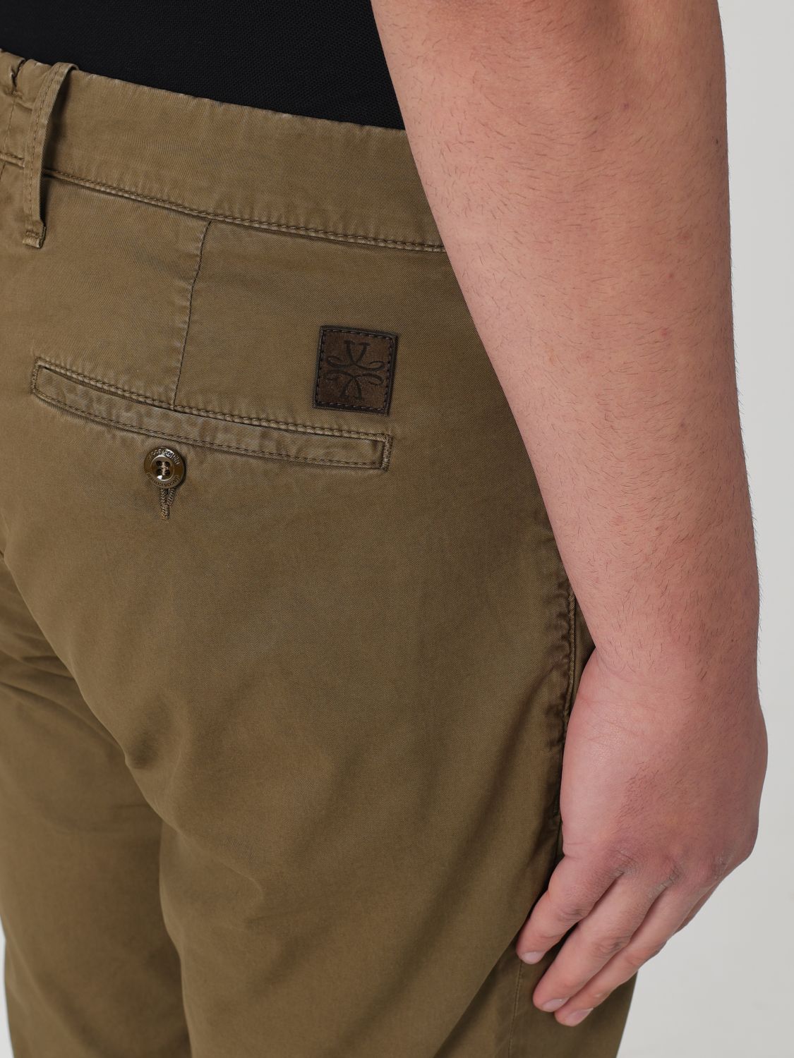 Pants Men color Green