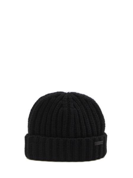 Saint Laurent Logo Patch Beanie