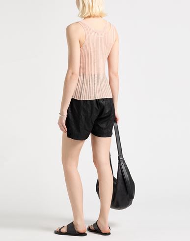 Des_phemmes Woman Top Apricot Size S Viscose, Polyamide