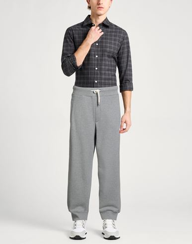 Man Pants Grey Size L Cotton