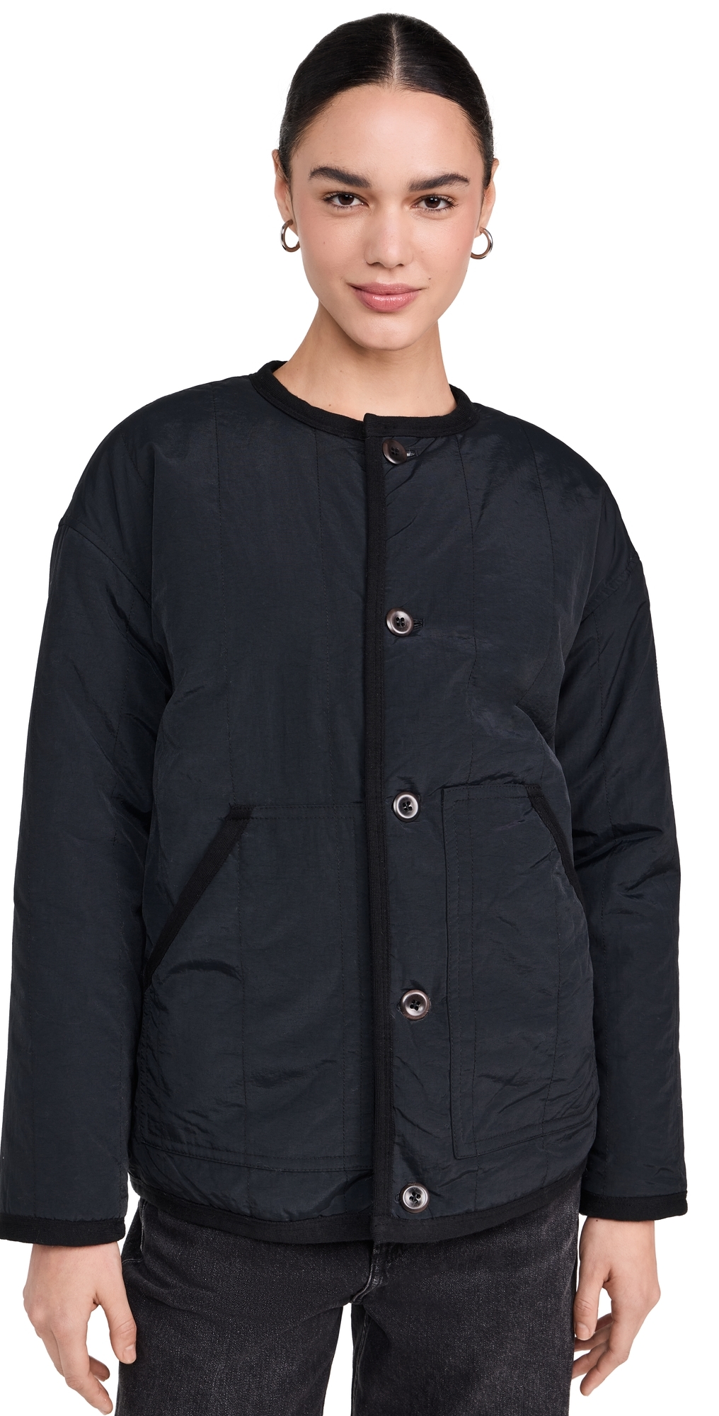 Reversible Polar Bear Jacket Black