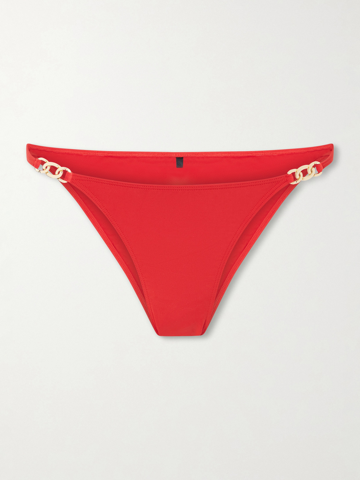 Embellished Bikini Briefs - Red