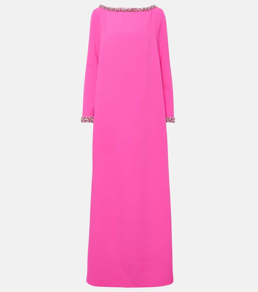 Naimal embellished crêpe gown