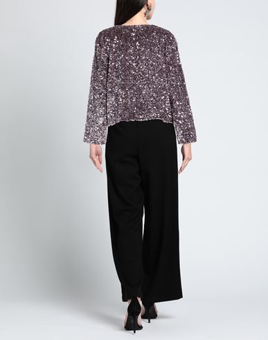 Woman Jacket Mauve Size L Polyester, Elastane