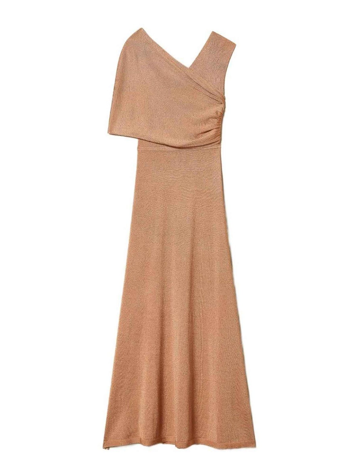Long lurex knitted cross dress