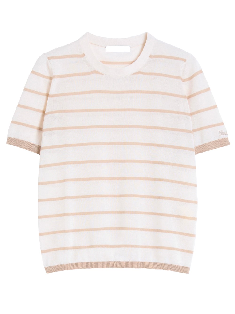 Cashmere And Silk Yarn Sweater - Beige