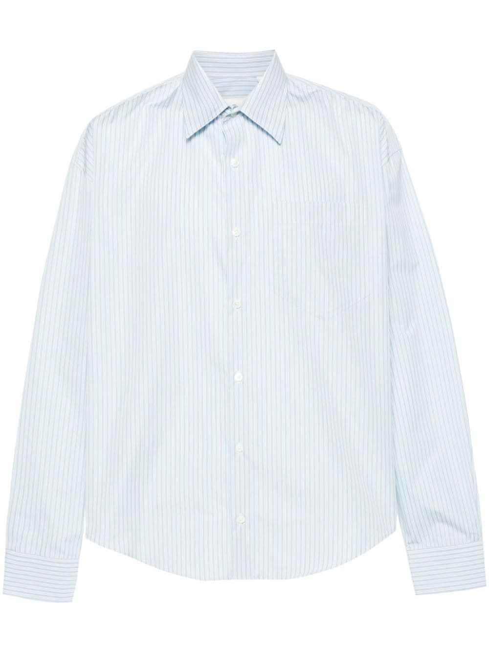Ami de Coeur cotton shirt - 4841 CASHMERE BLUE/CHALK