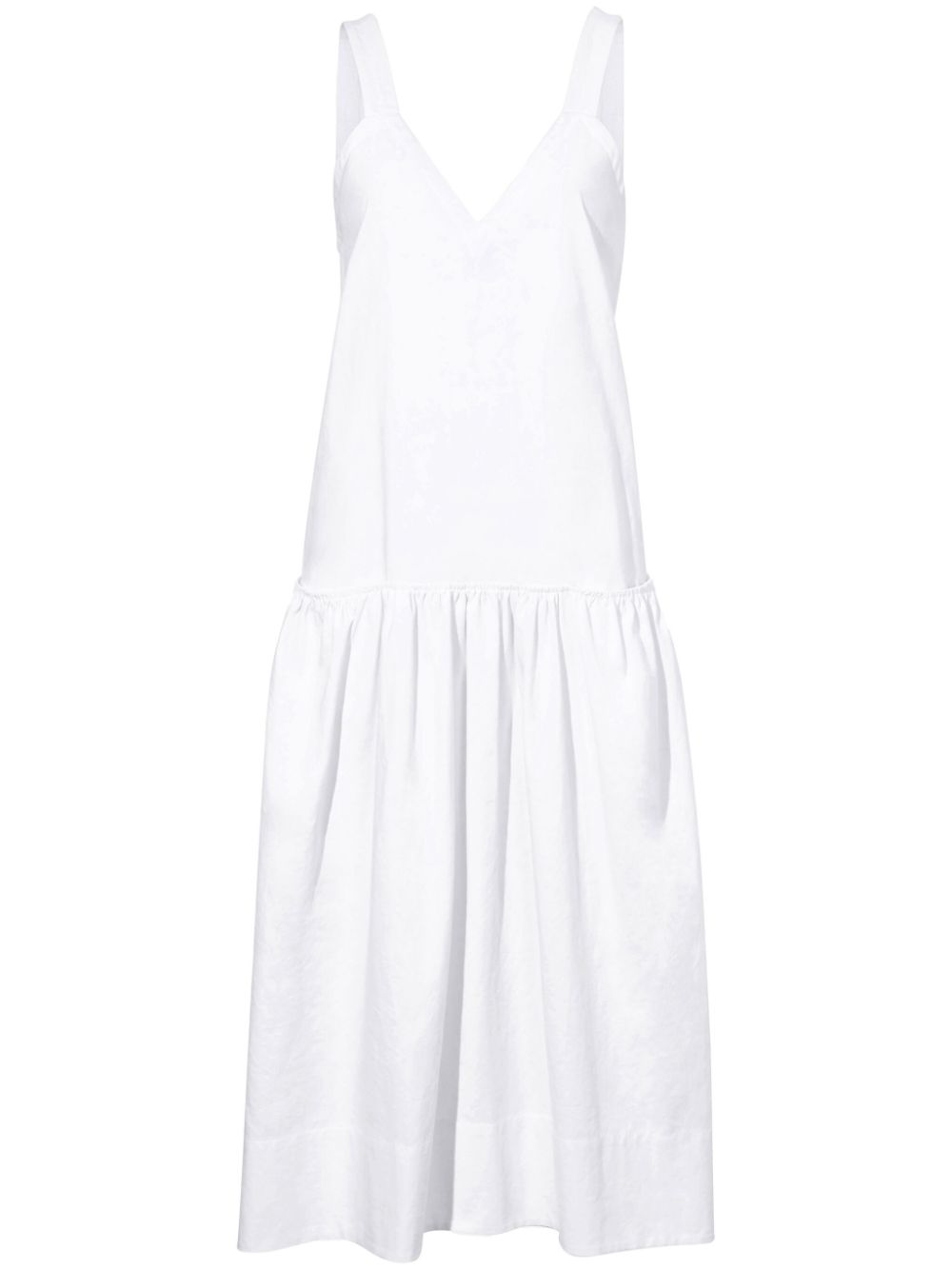 Sasha V-neck midi dress