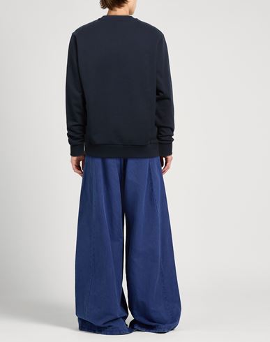 Man Sweatshirt Midnight blue Size L Cotton, Polyester, Elastane