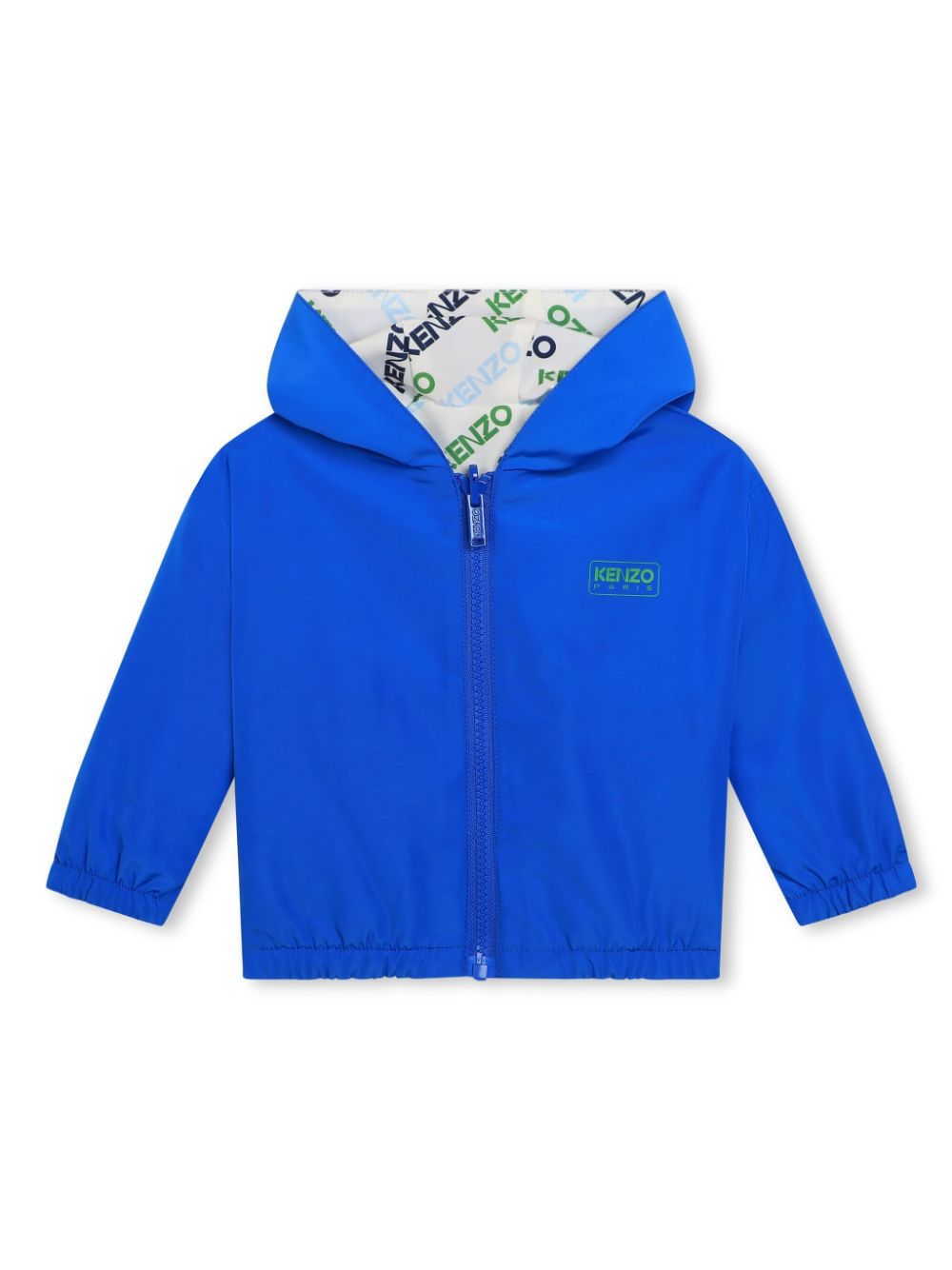 Reversible hooded windbreaker - Neutrals