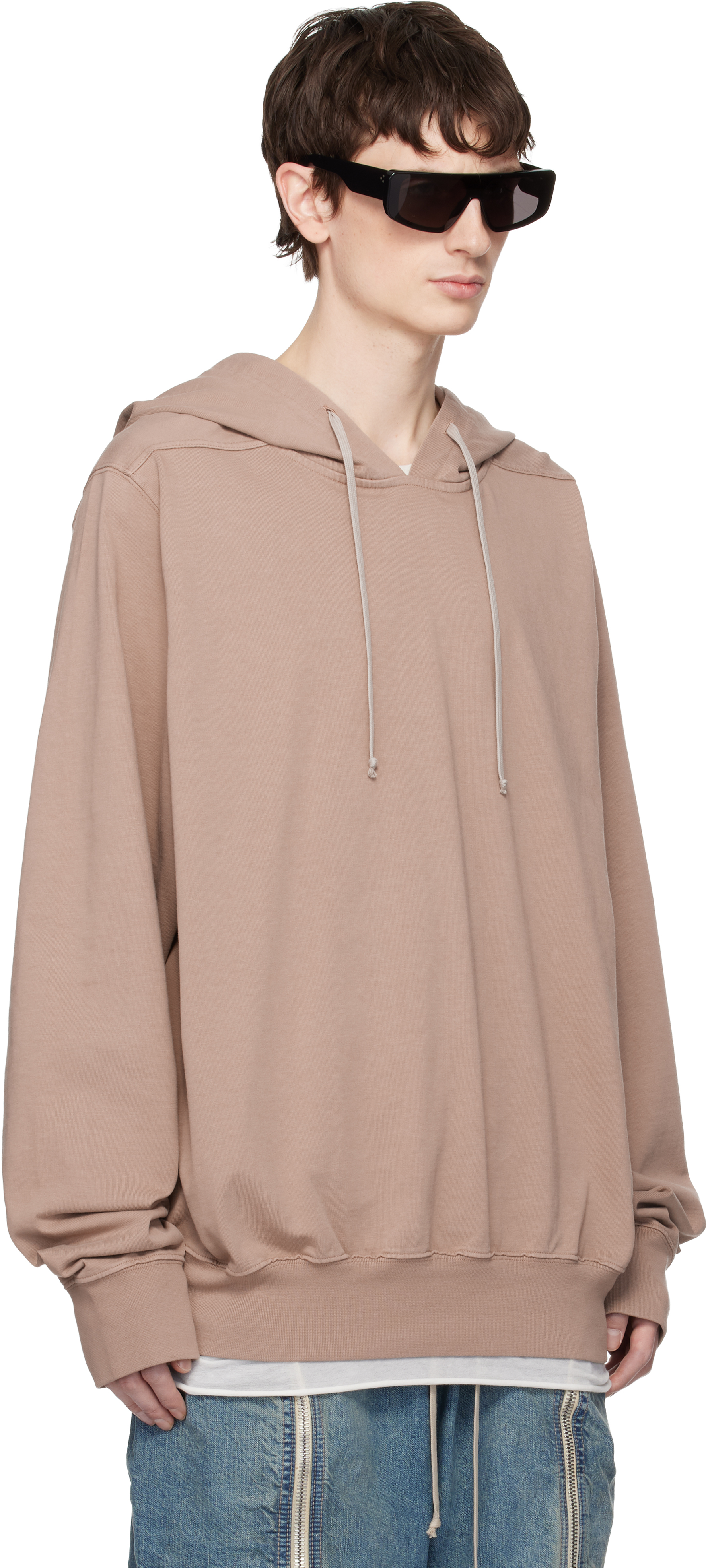 Taupe Temple Oversized Hoodie
