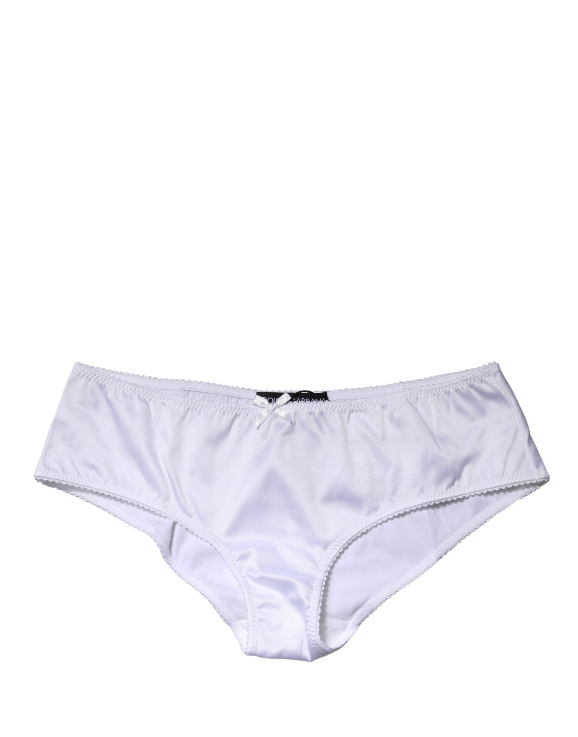 Silk Stretch Brief — White