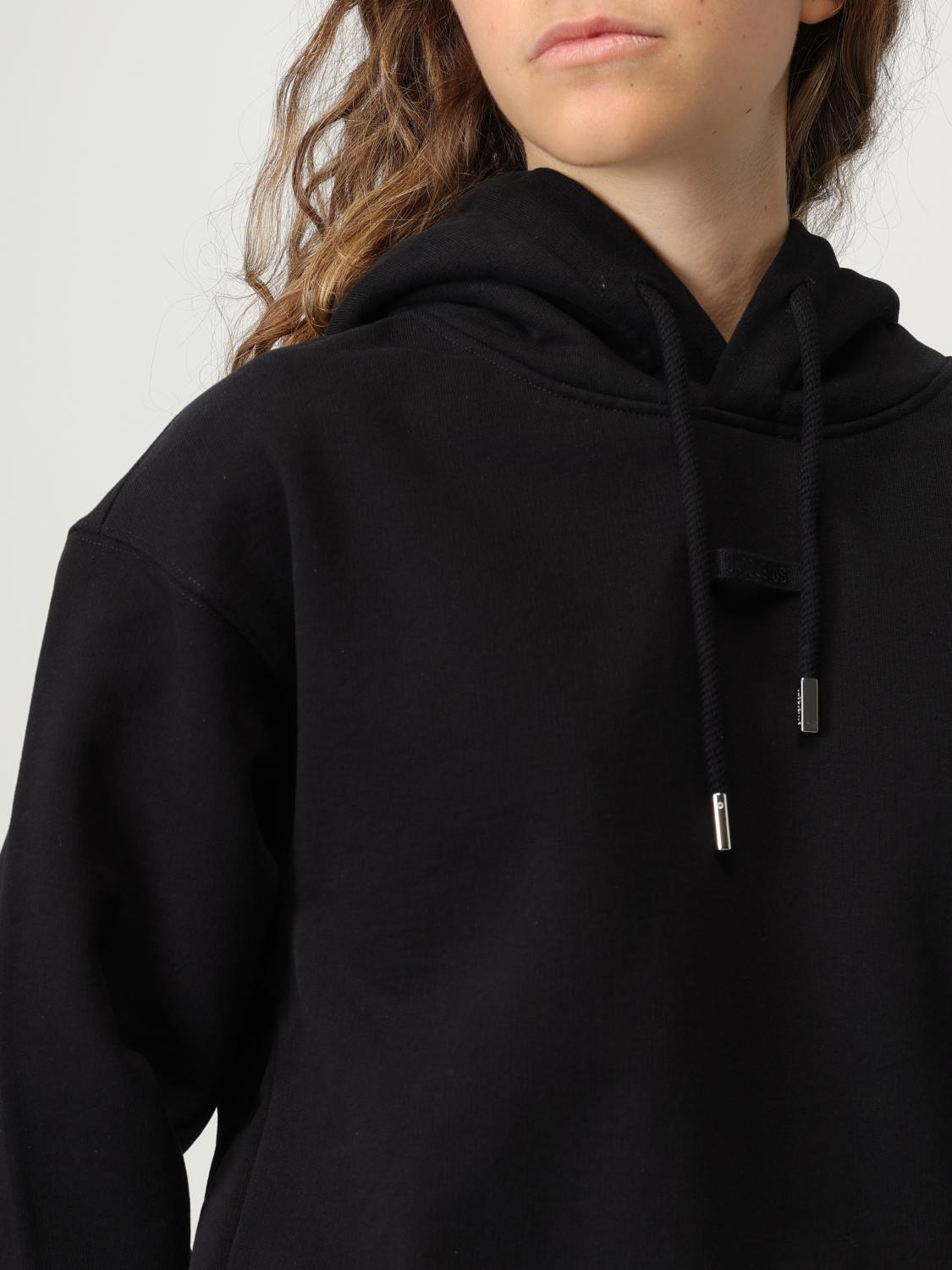Sweatshirt Woman color Black