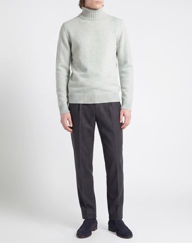 Man Turtleneck Light blue Size L Virgin Wool