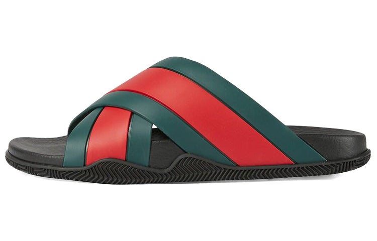 Rubber Slide 'Green Red'