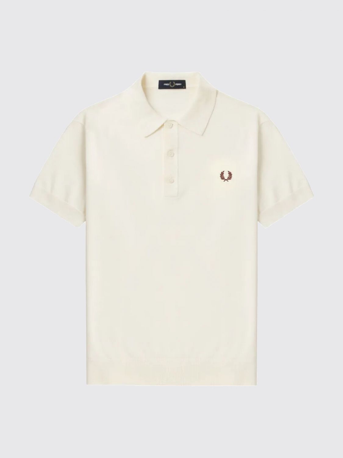 Polo Shirt Men color Ecru
