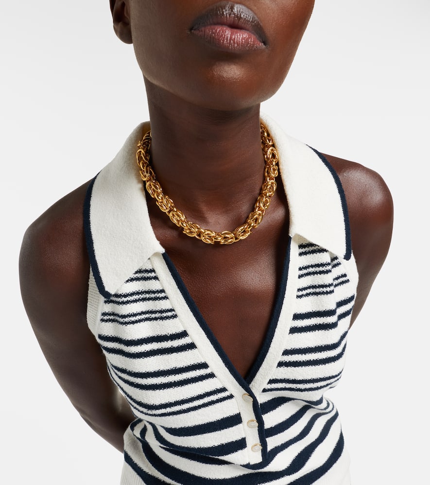 Meera cotton-blend top