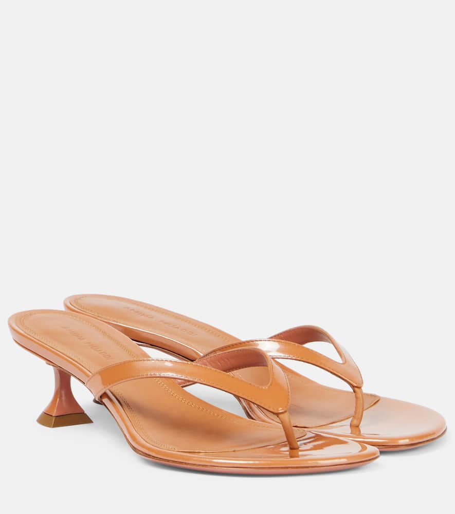 Juliette 45 patent leather thong sandals