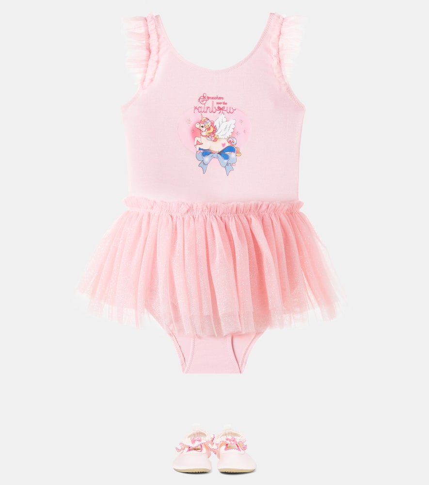 Konges Sløjd Amandine tulle-trimmed swimsuit