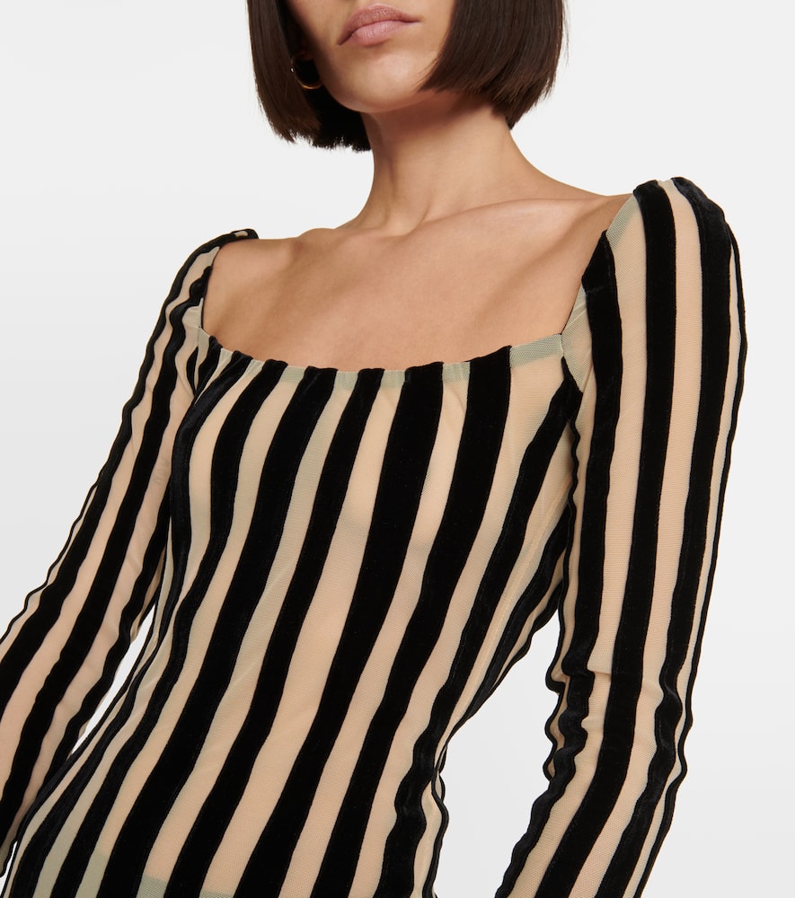 Striped gown