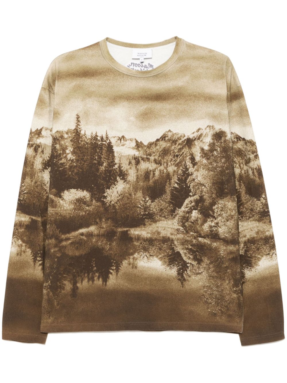 Graphic print T-shirt - Neutrals