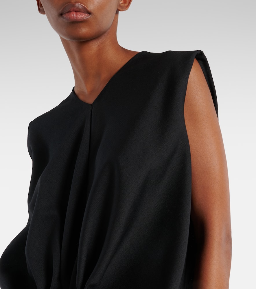 Niel wool and mohair maxi dress