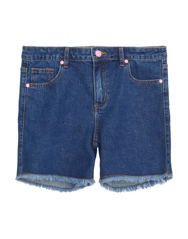 Kid Girl Denim shorts Blue Size 10 Cotton, Elastane