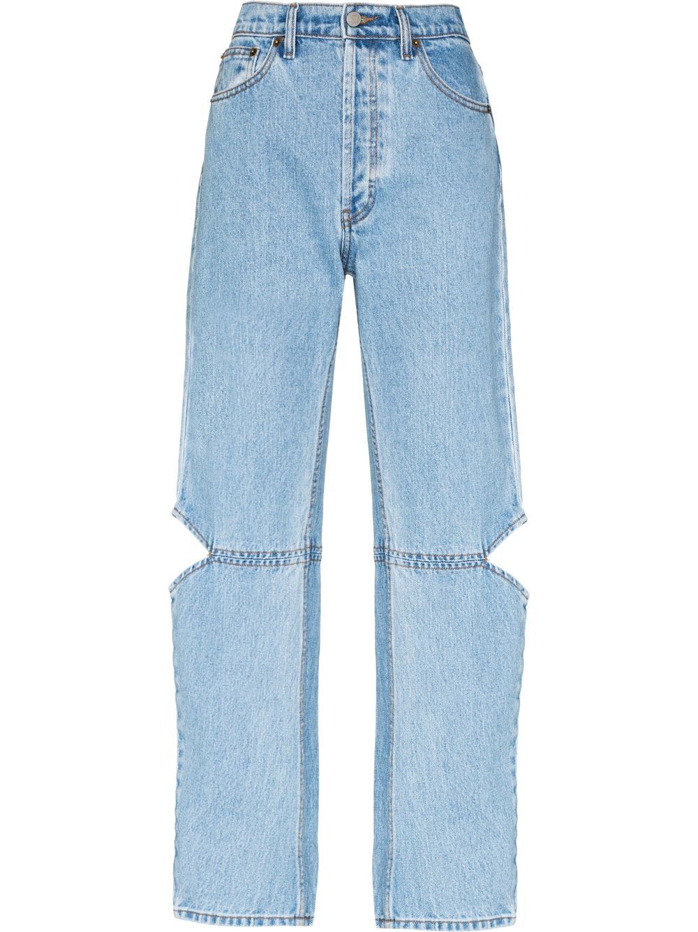 Cowgirl cut-out jeans - Blue