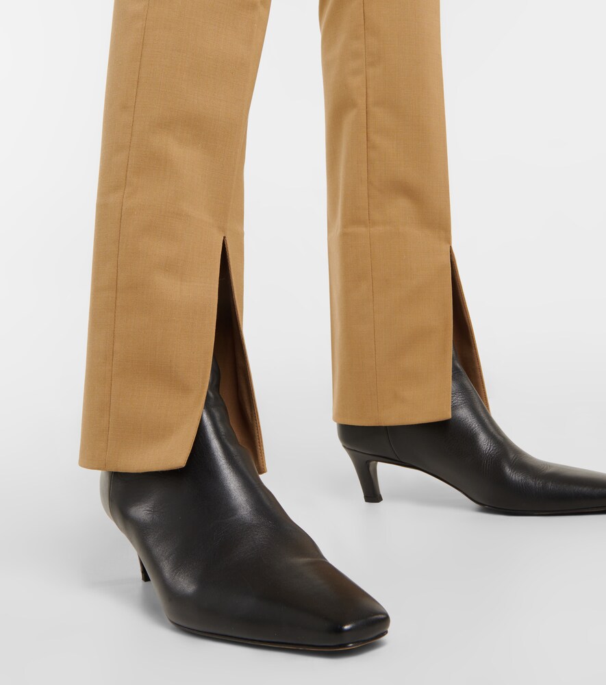 Florine slim wool-blend pants
