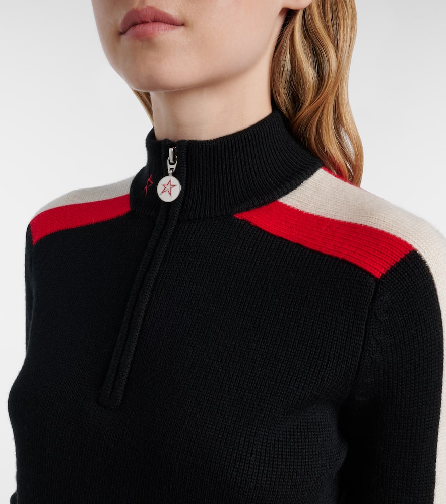 LA Tour wool half-zip sweater