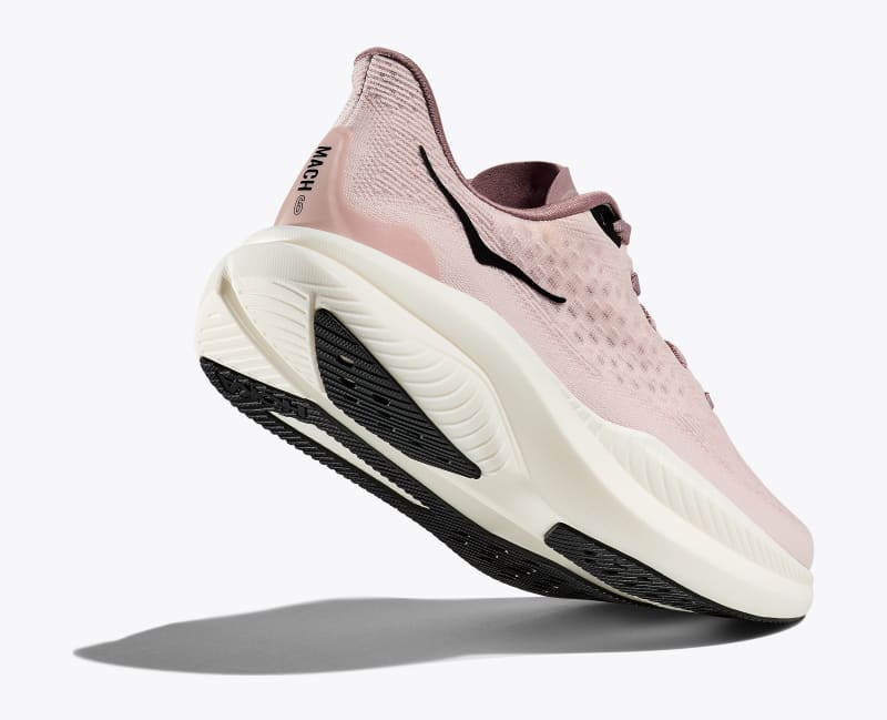HOKA Women's Mach 6 Shoes in Cosmic Pearl/Quartzite