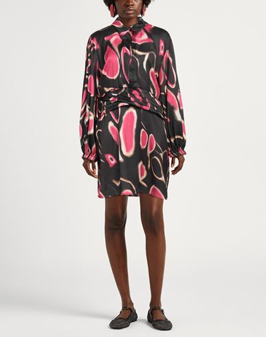Woman Mini dress Black Size 4 Polyester