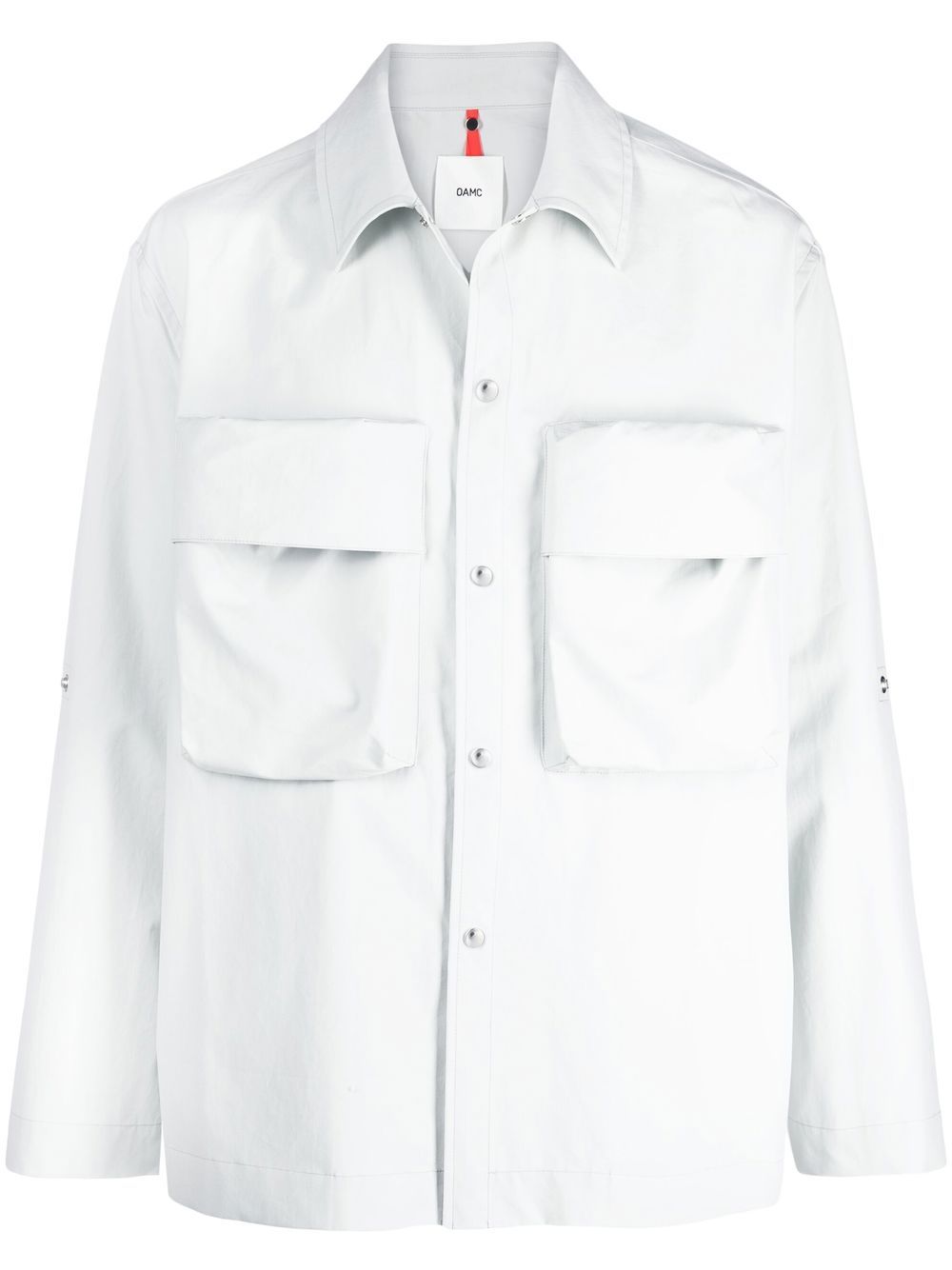 Chest-pocket shirt jacket - Grey