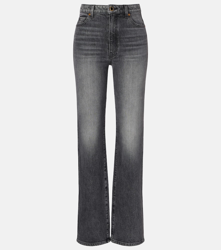 Danielle high-rise straight jeans