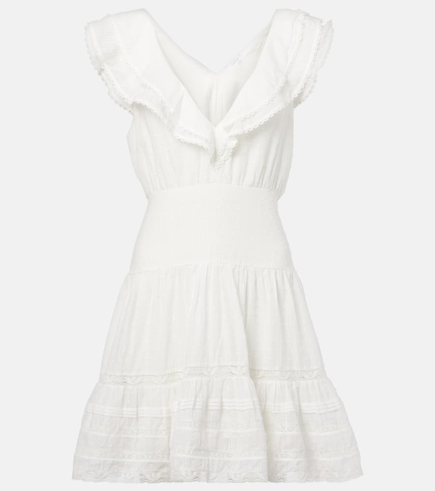 Della striped cotton minidress