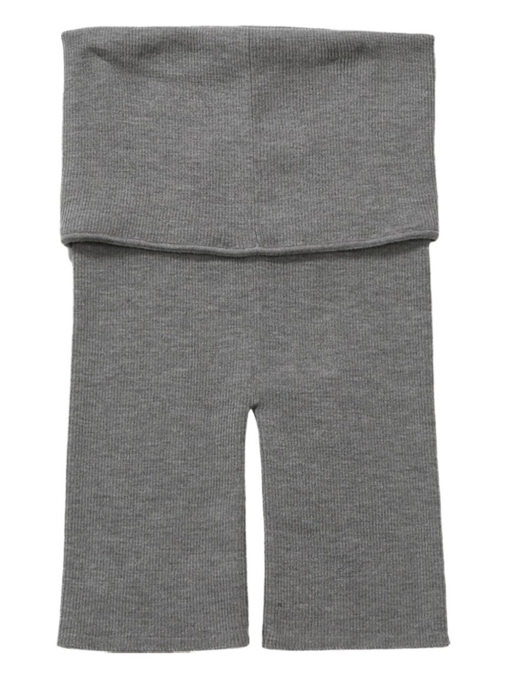 ALAINPAUL high-waisted biker shorts - Grey