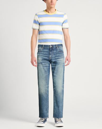 Man Jeans Blue Size 28 Cotton, Elastane