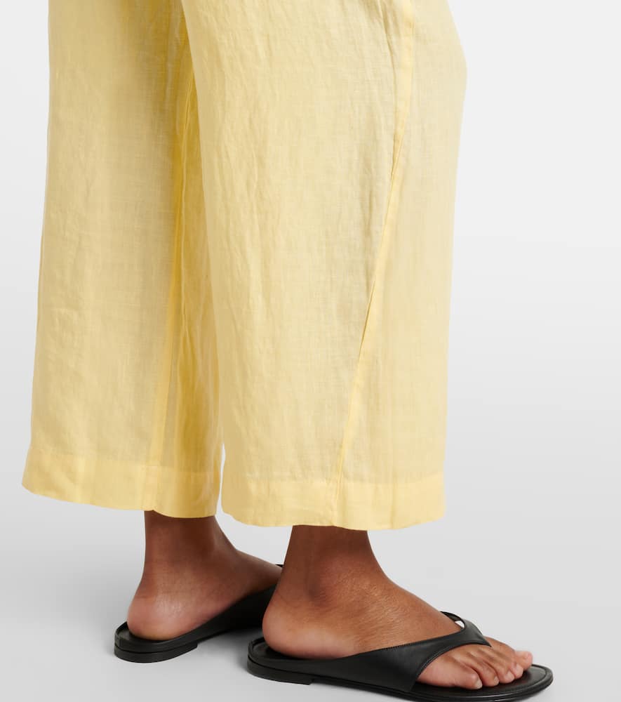 Lola linen wide-leg pants