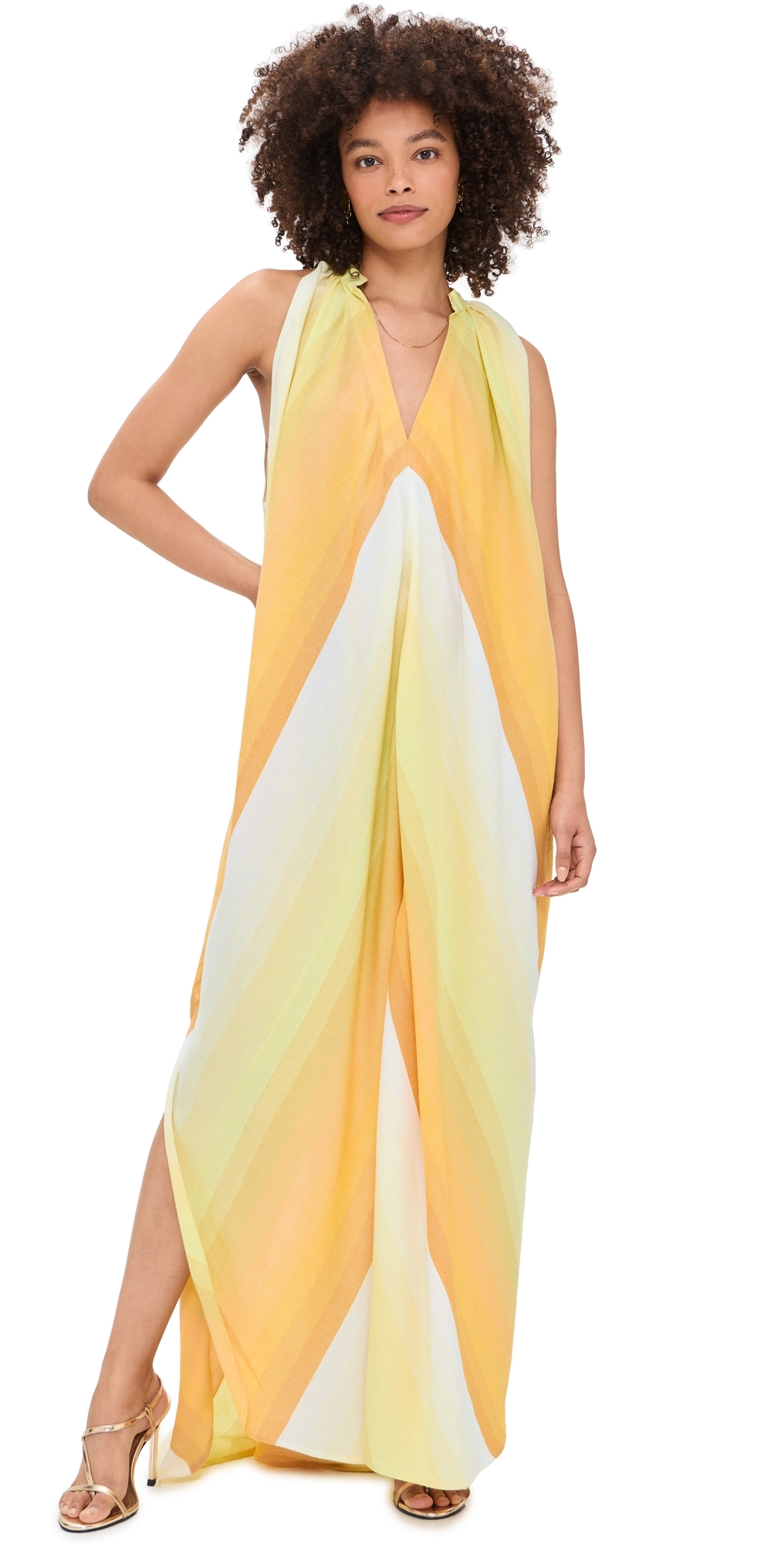The Halter Dress Stripe