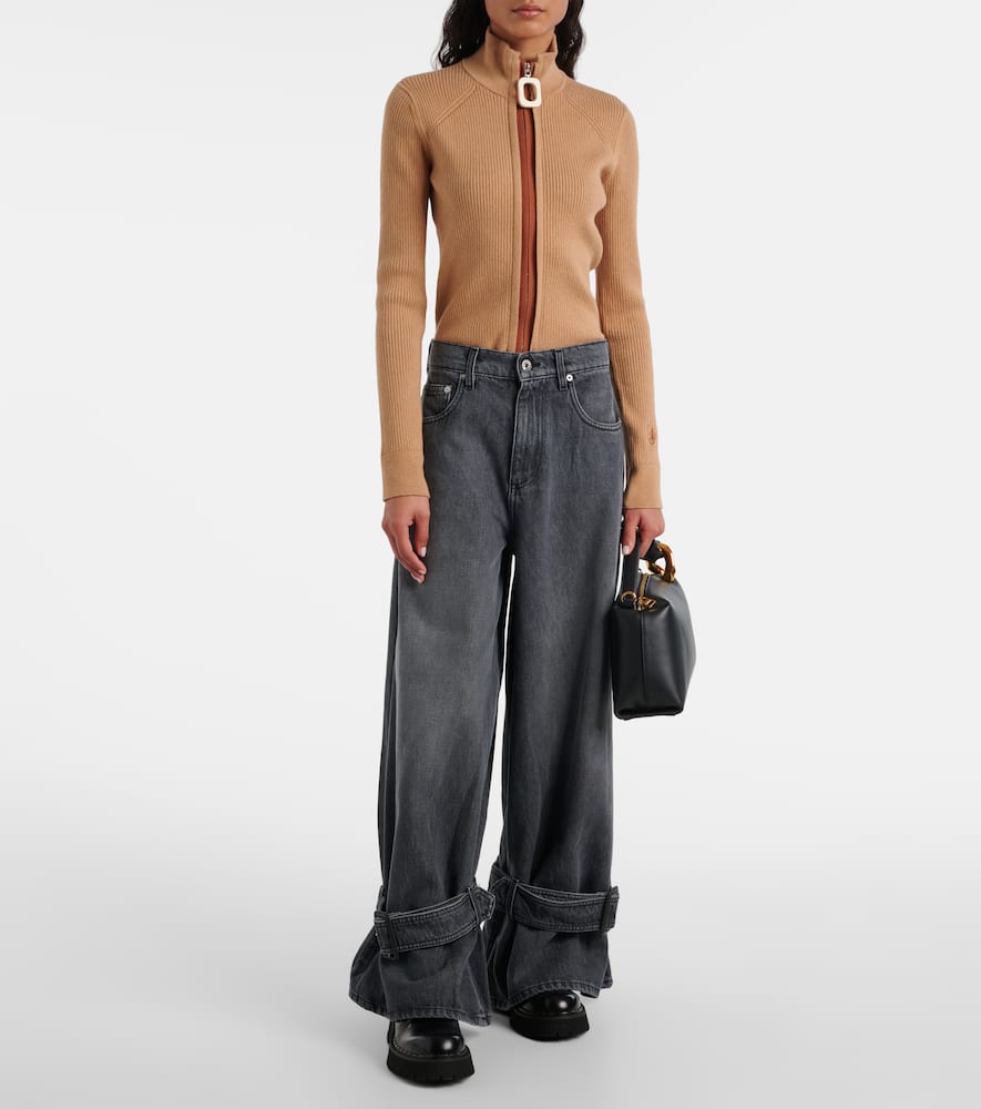 JW Anderson Mid-rise wide-leg jeans