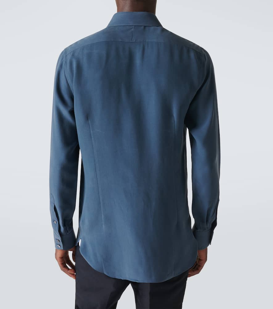 Silk twill shirt
