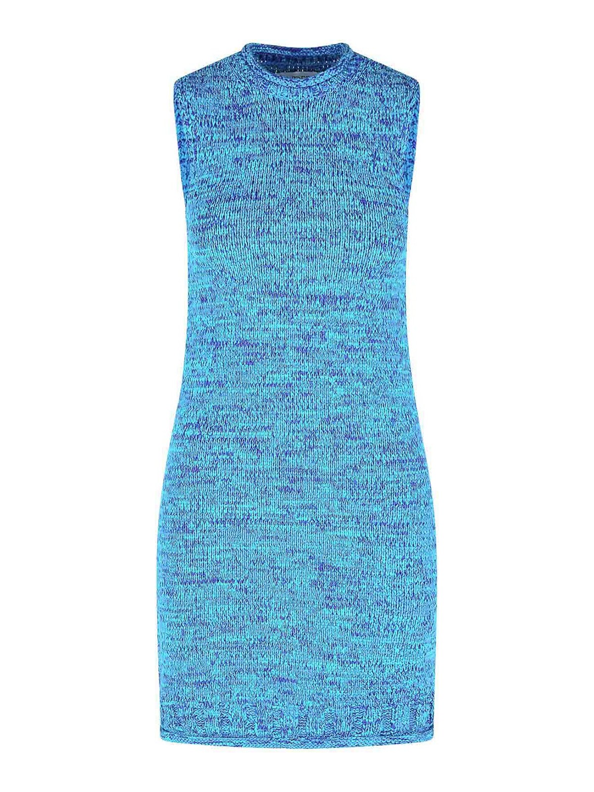 Space Dye mini dress - Blue