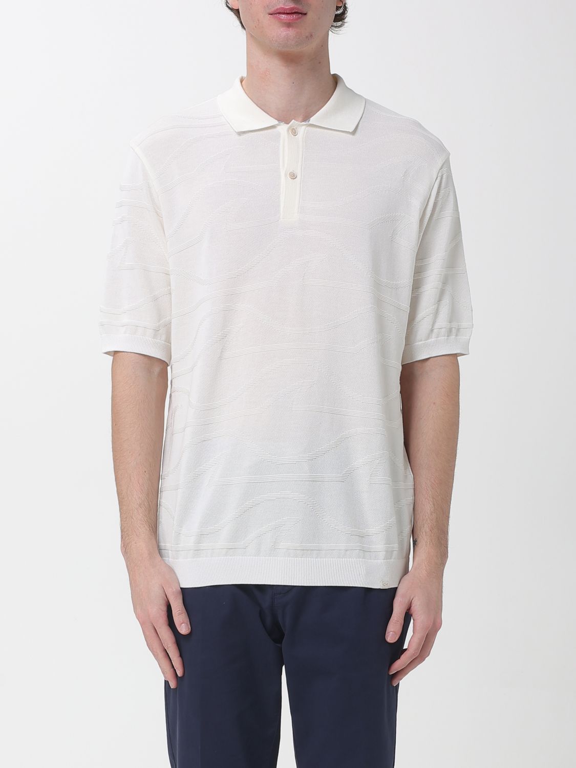 Polo Shirt Men color White