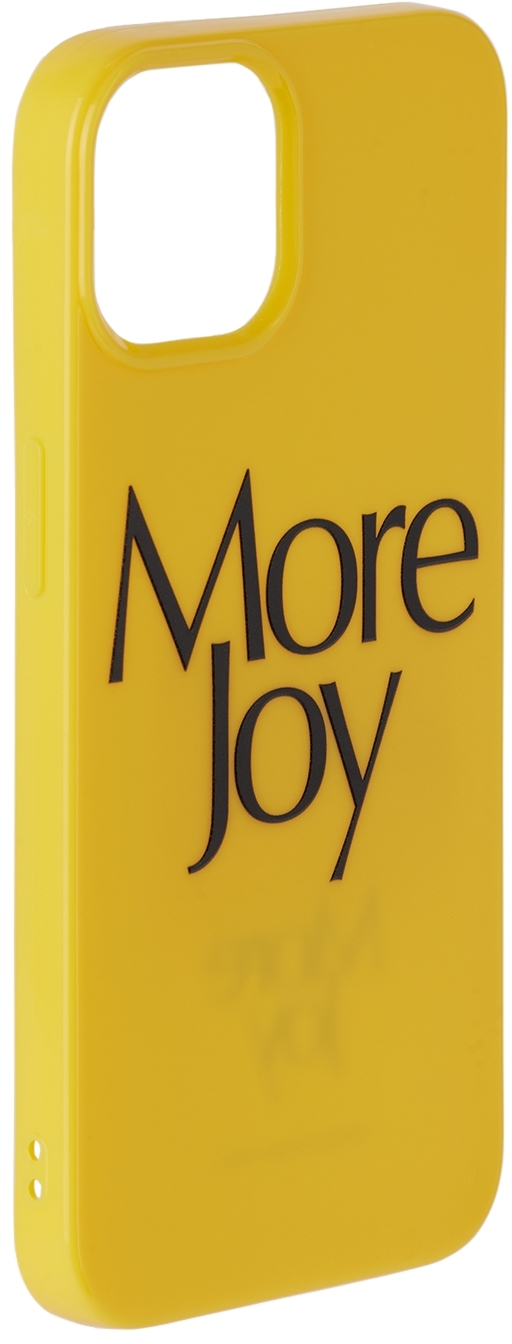 Yellow More Joy iPhone 13 case